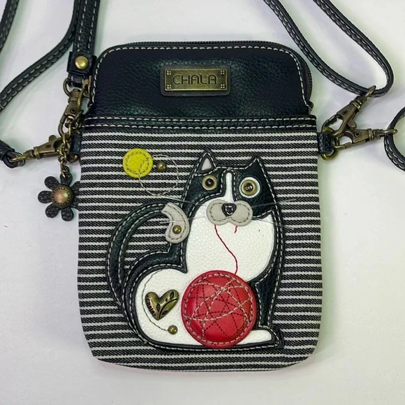 Chala Crossbody Bag - Cat Design - Picture 1 of 6